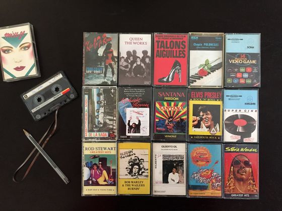 Cassettes en Bic-balpen
